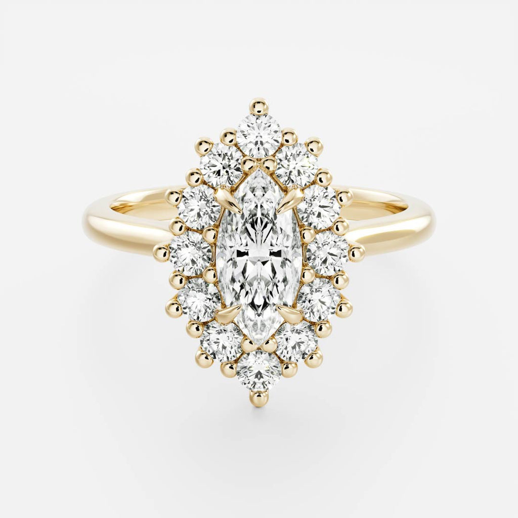 Solitaire- 1.0 CT Oval Moissanite Engagement Ring