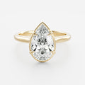 Solitaire-Oval Lab Grown Diamond Engagement Ring