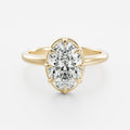 Solitaire-Oval Lab Grown Diamond Engagement Ring