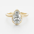 Solitaire-Oval Lab Grown Diamond Engagement Ring