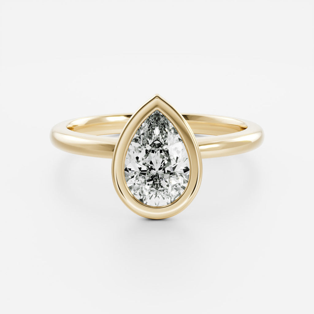 Solitaire-Oval Lab Grown Diamond Engagement Ring