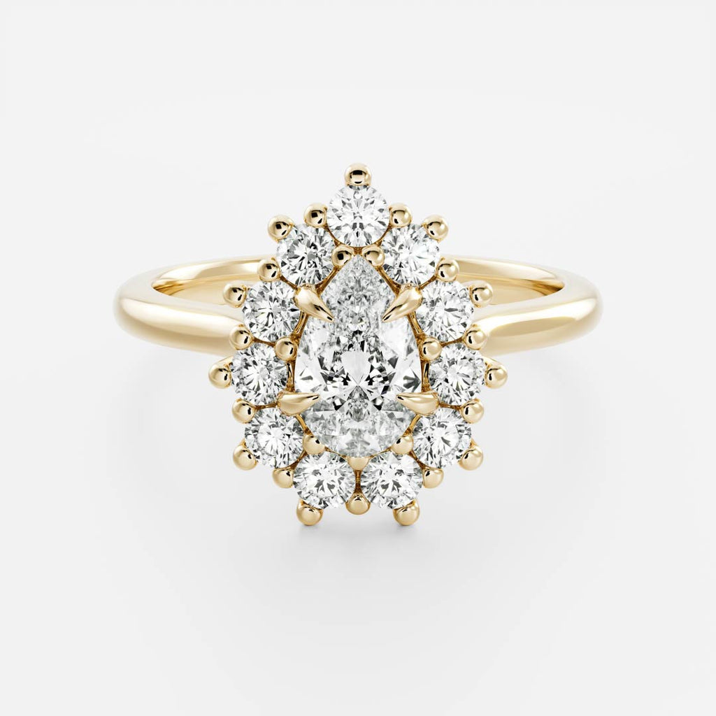 Solitaire-Oval Lab Grown Diamond Engagement Ring