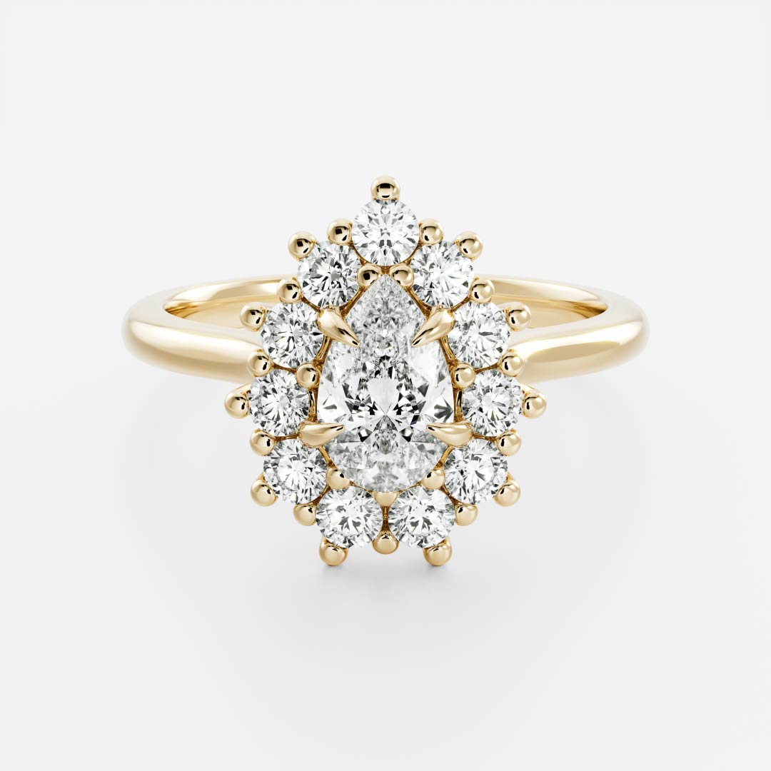 Solitaire- 1.0 CT Oval Moissanite Engagement Ring