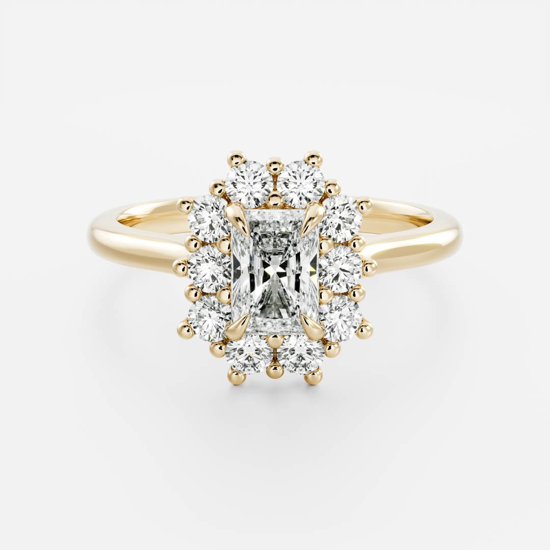Solitaire- 1.0 CT Oval Moissanite Engagement Ring
