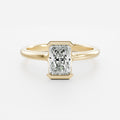 Solitaire-Oval Lab Grown Diamond Engagement Ring