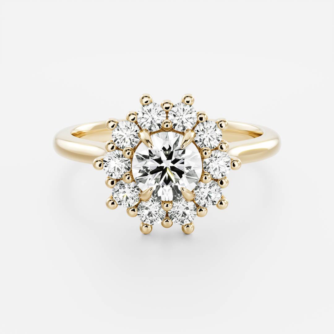 Solitaire- 1.0 CT Oval Moissanite Engagement Ring