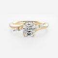 Solitaire- 1.0 CT Oval Moissanite Engagement Ring