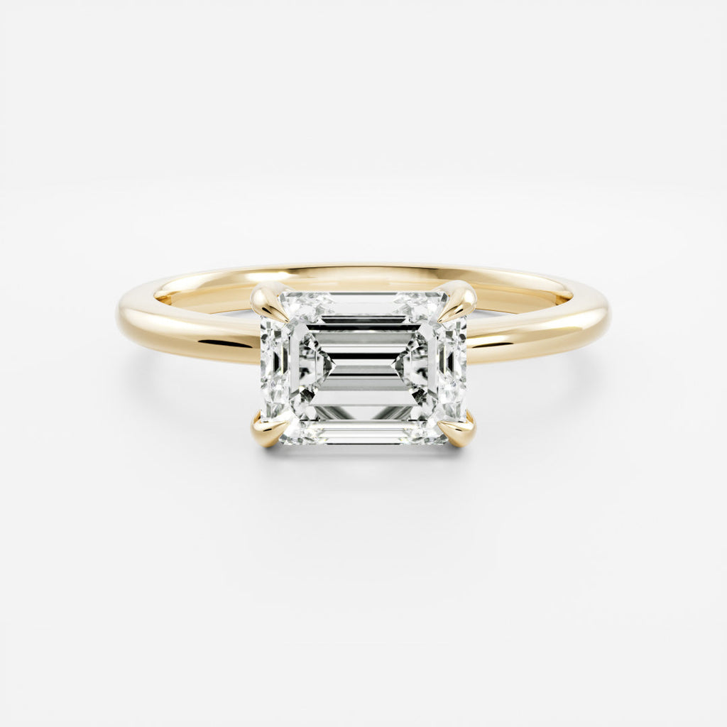 Solitaire-Oval Lab Grown Diamond Engagement Ring