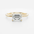 Solitaire-Oval Lab Grown Diamond Engagement Ring