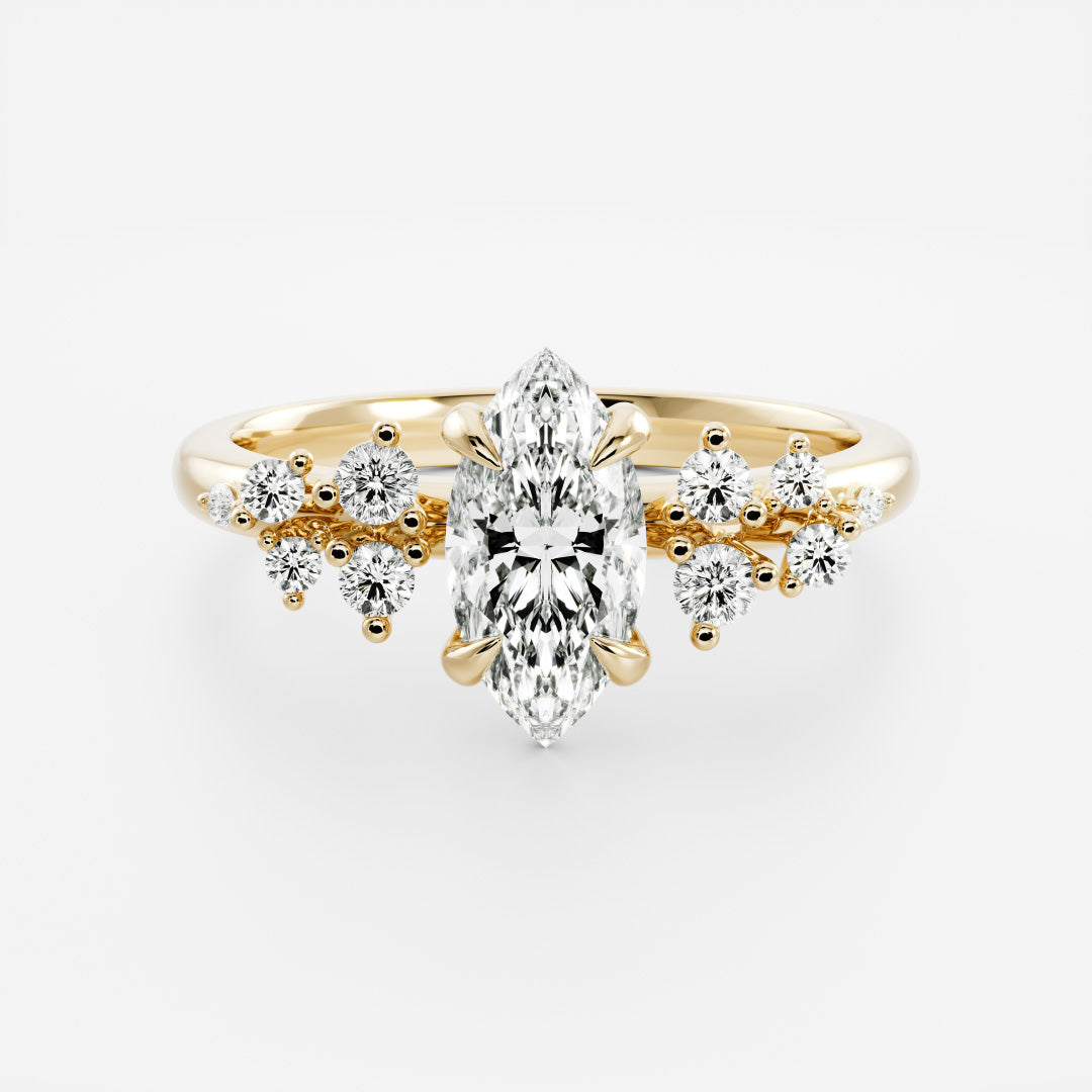 Solitaire-Oval Lab Grown Diamond Engagement Ring