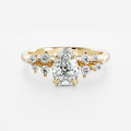 Solitaire- 1.0 CT Oval Moissanite Engagement Ring