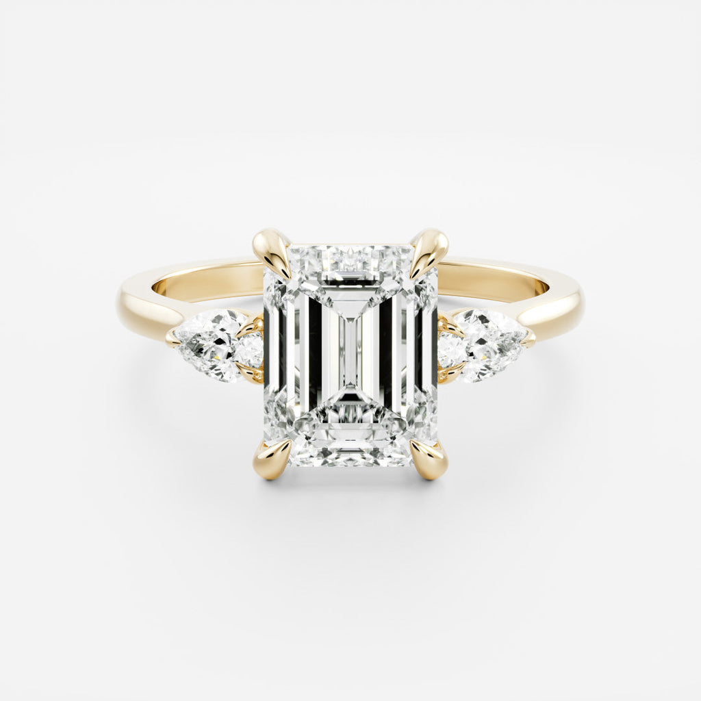 Solitaire- 1.0 CT Oval Moissanite Engagement Ring