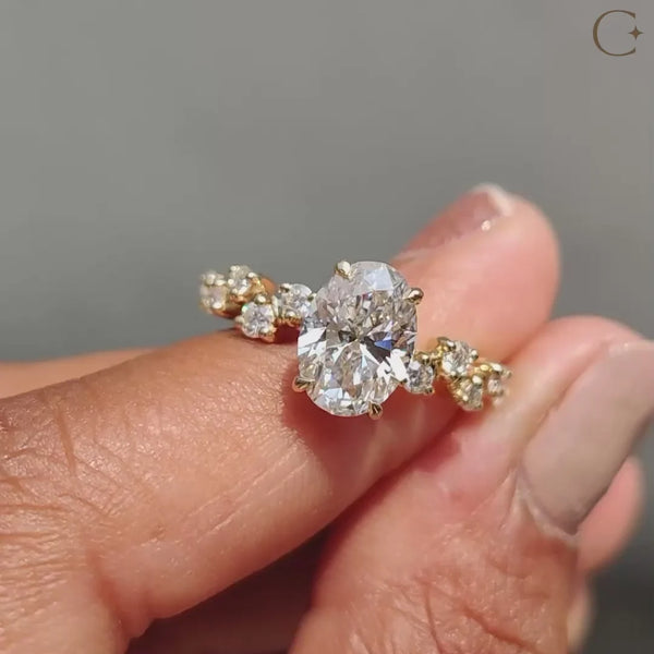 1.50 CT Oval Cluster Style Lab Grown Diamond Engagement Ring - a4cfff94e8dc46a2905eac20d921bb43.thumbnail.0000000000