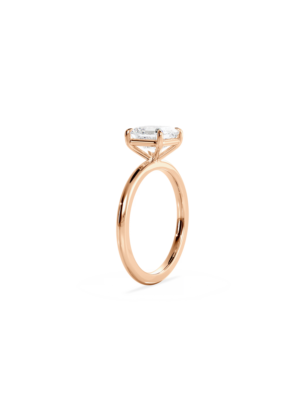 Solitaire-Oval Lab Grown Diamond Engagement Ring