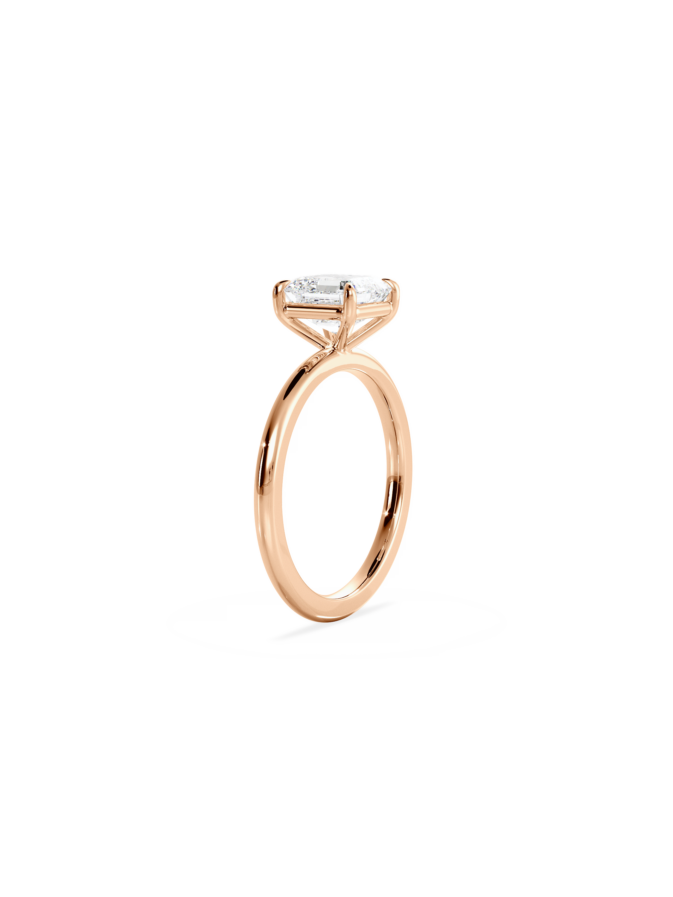 Solitaire-Oval Lab Grown Diamond Engagement Ring