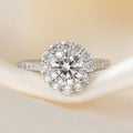Halo-2.0 CT Round Lab Grown Diamond Engagement Ring