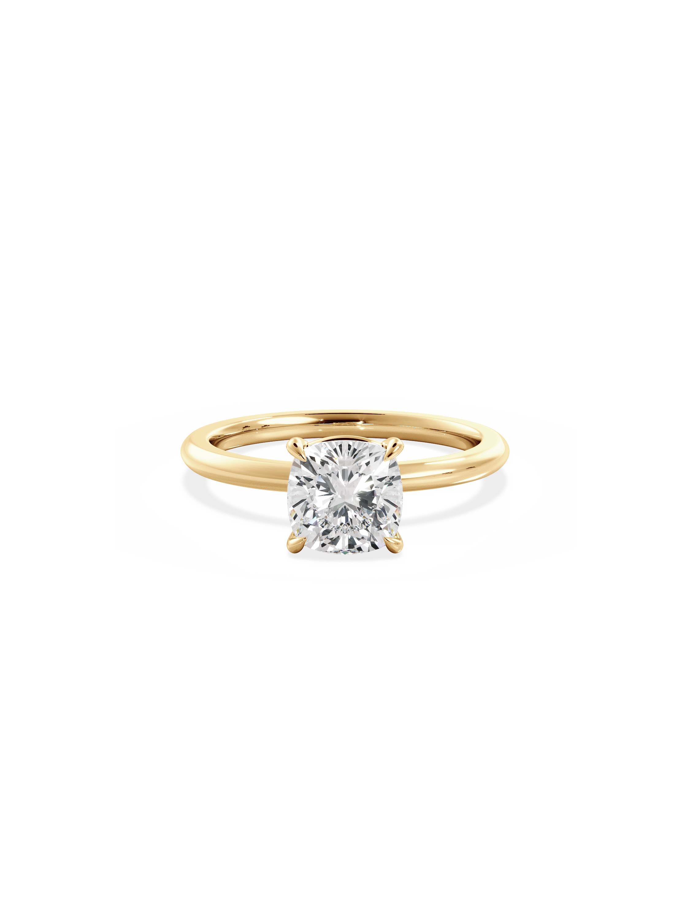 Solitaire-Oval Lab Grown Diamond Engagement Ring
