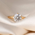 Solitaire-2.0 CT Round Lab Grown Diamond Engagement Ring