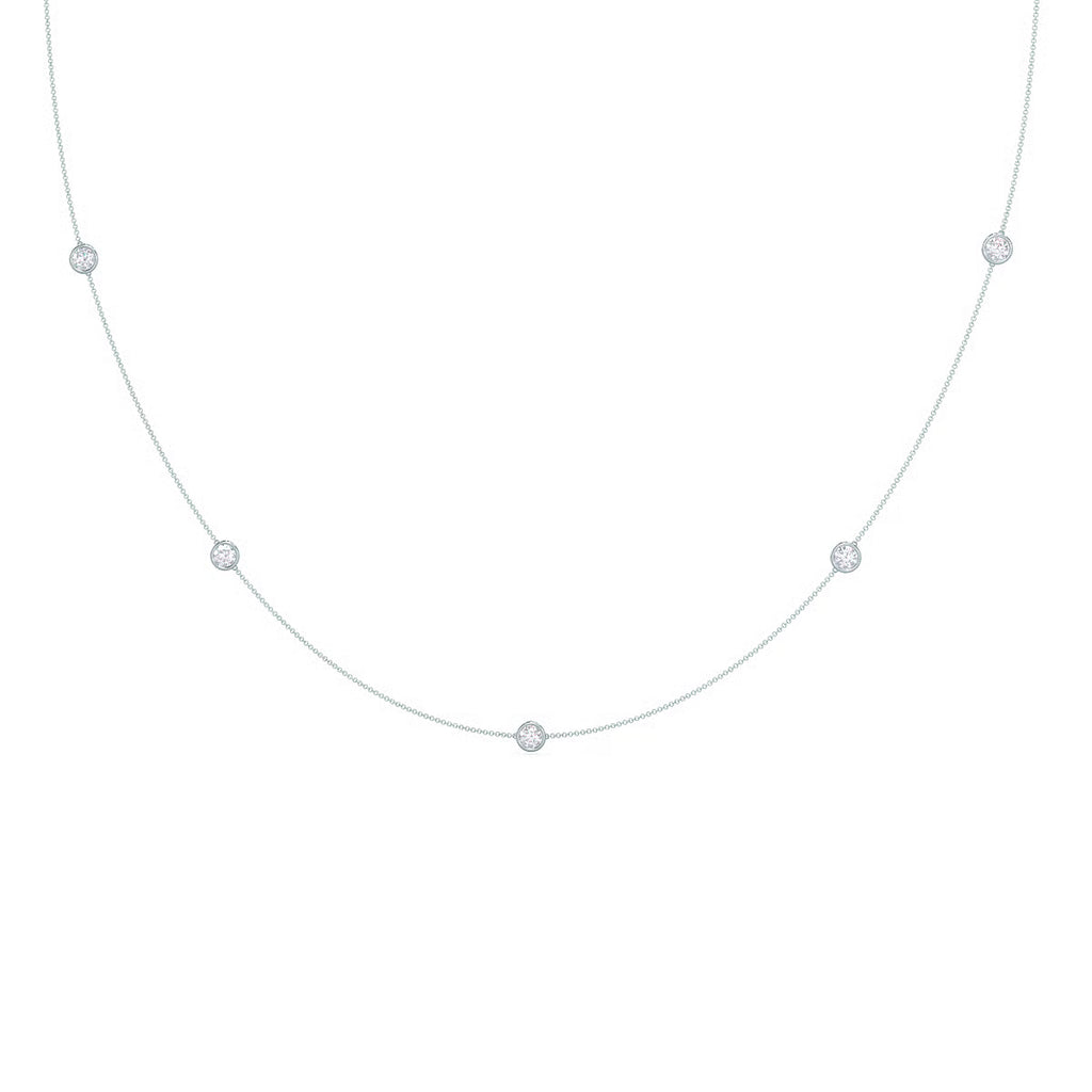 Five Bezel Cosmo Necklace