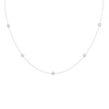Five Bezel Cosmo Necklace