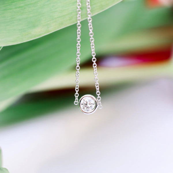 Single Bezel Cosmo Necklace - Single Bezel Cosmo Necklace