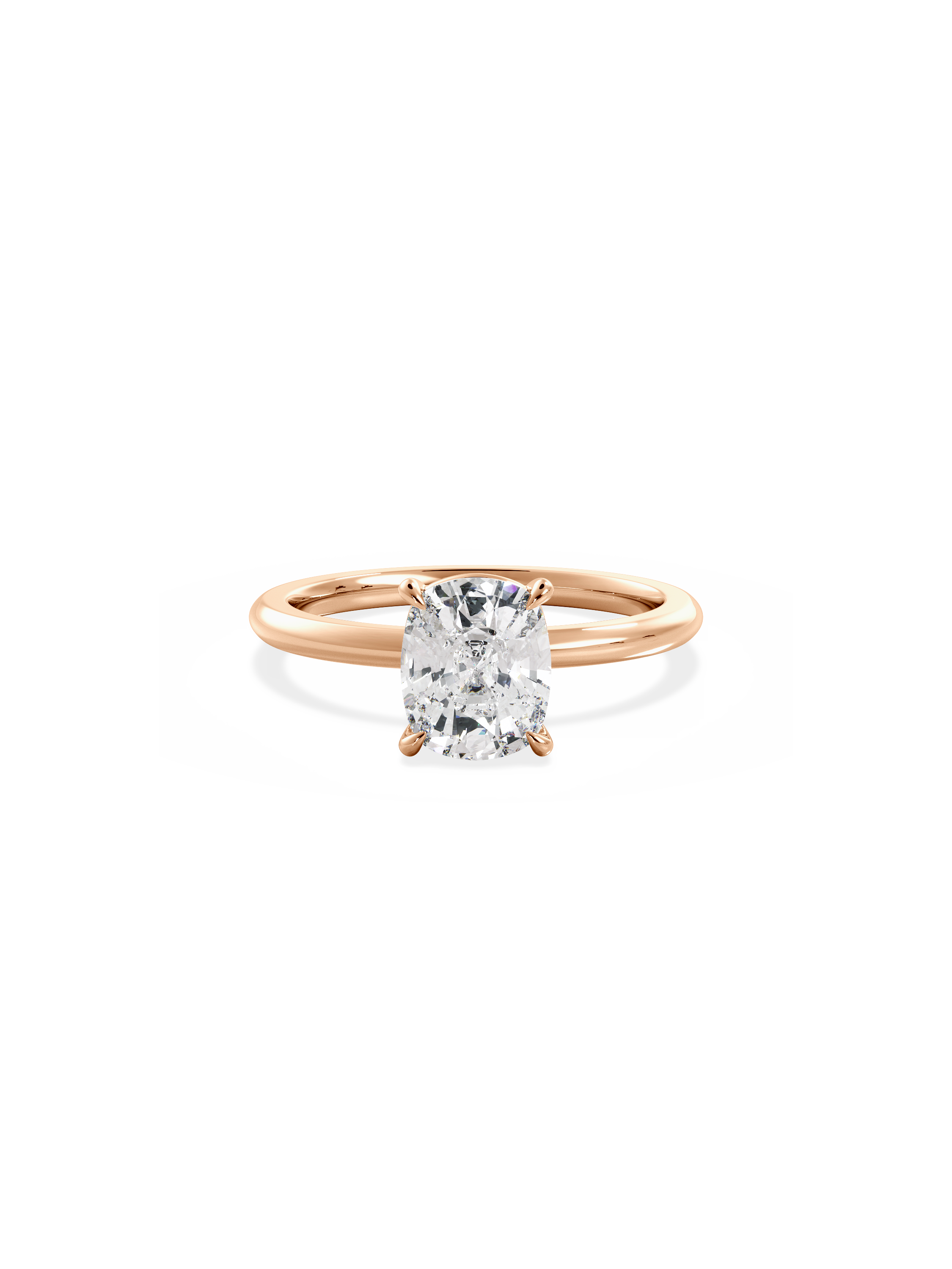 Solitaire-Oval Lab Grown Diamond Engagement Ring