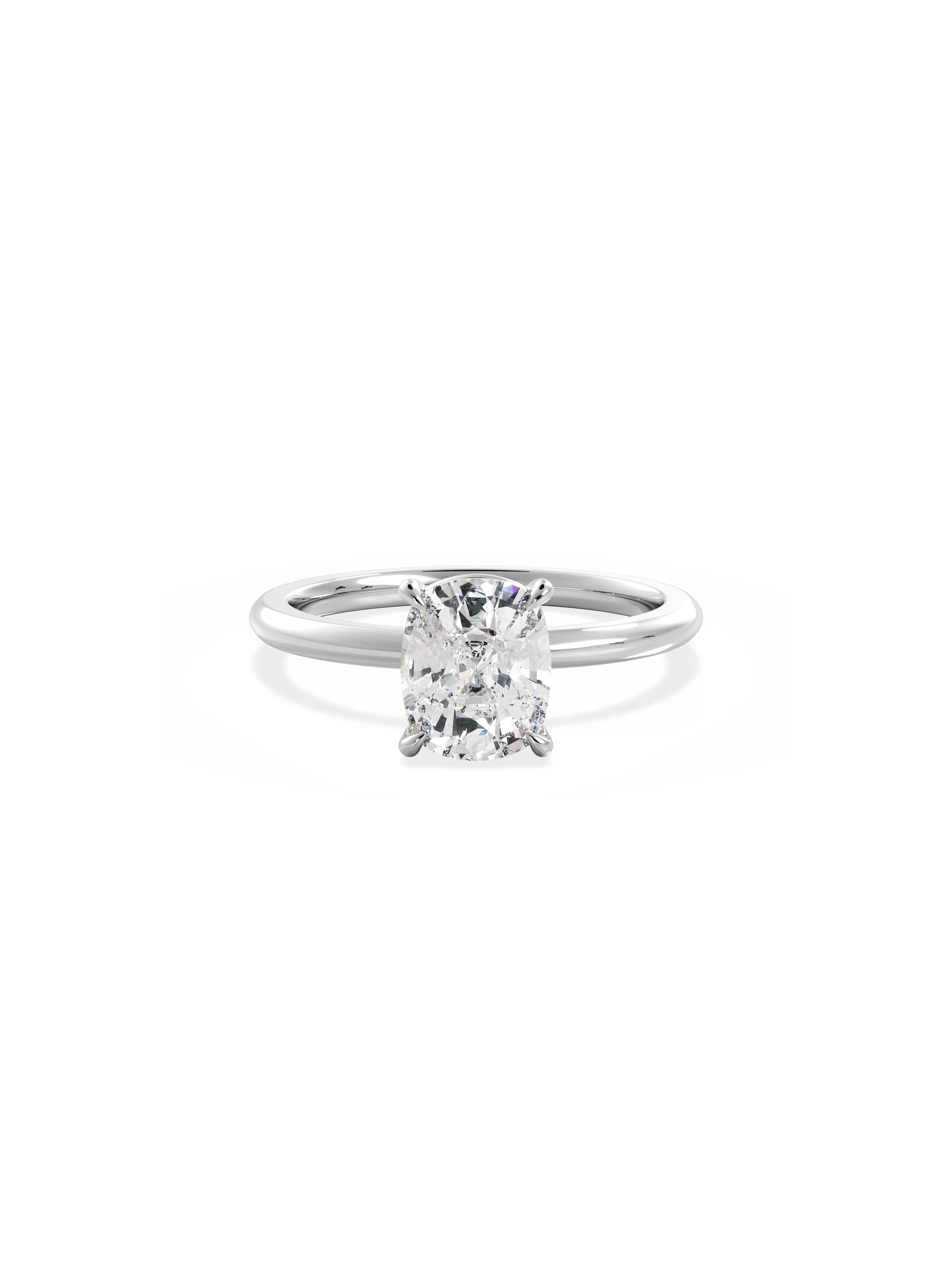 Solitaire-Oval Lab Grown Diamond Engagement Ring