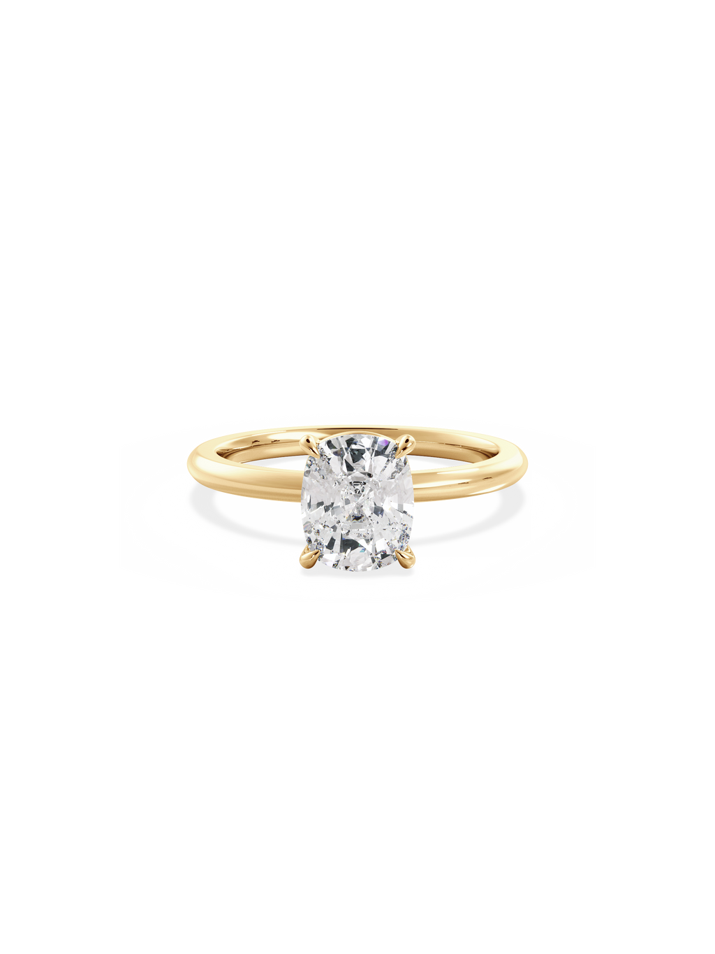 Solitaire-Oval Lab Grown Diamond Engagement Ring