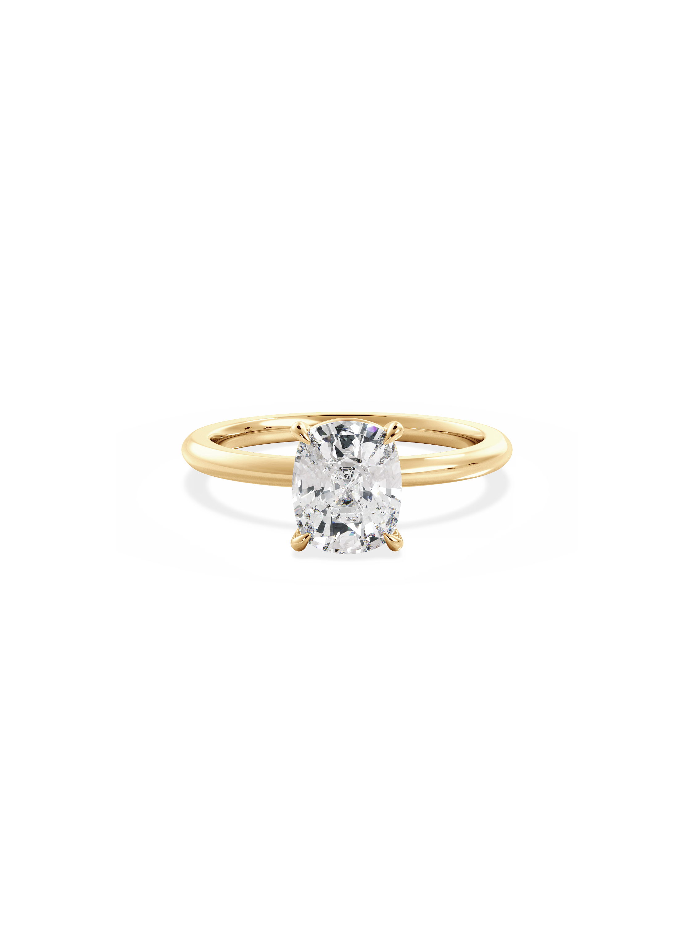 Solitaire-Oval Lab Grown Diamond Engagement Ring
