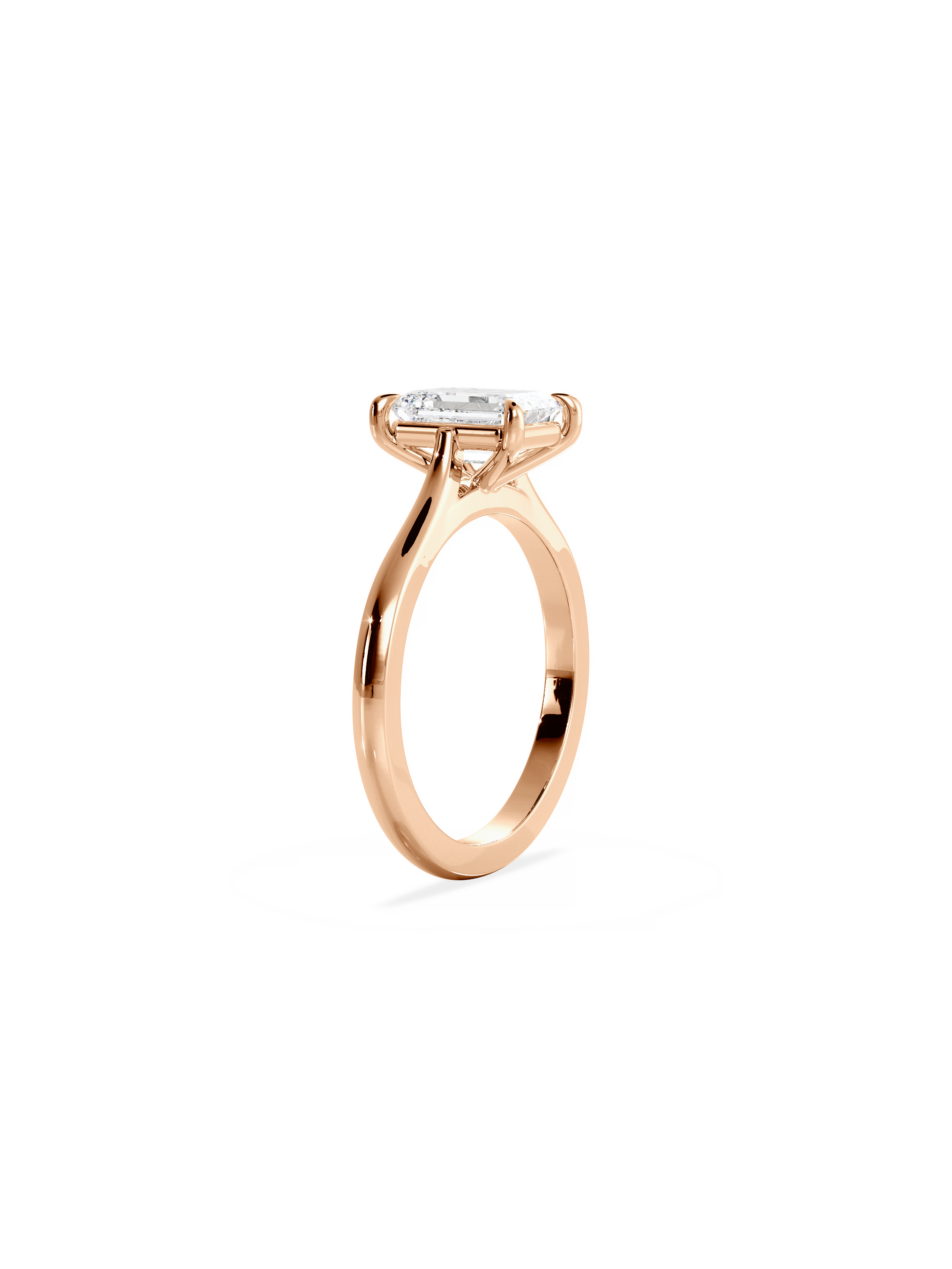 Solitaire-Oval Lab Grown Diamond Engagement Ring