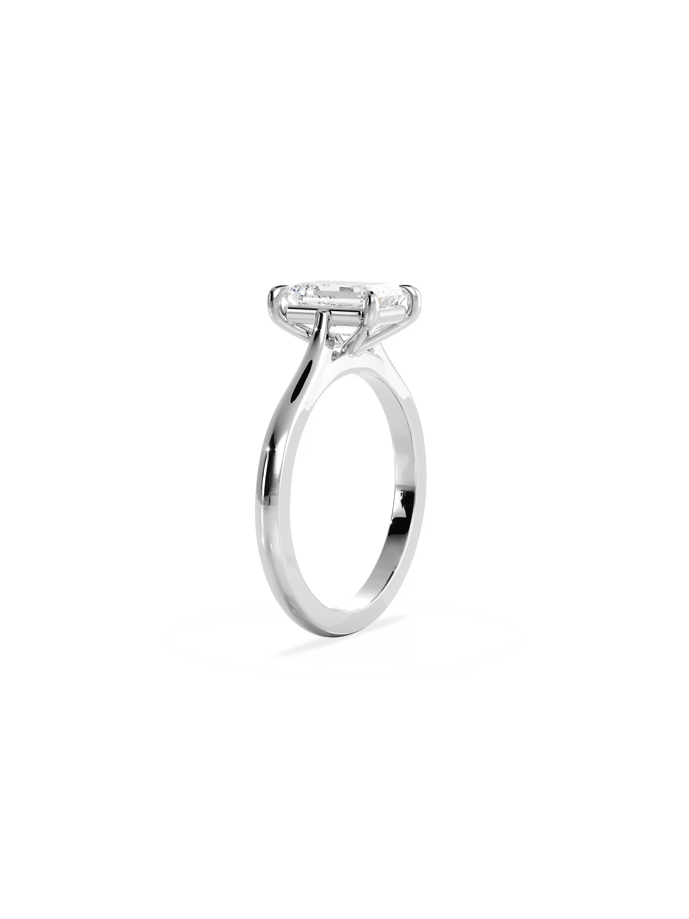 Solitaire-Oval Lab Grown Diamond Engagement Ring
