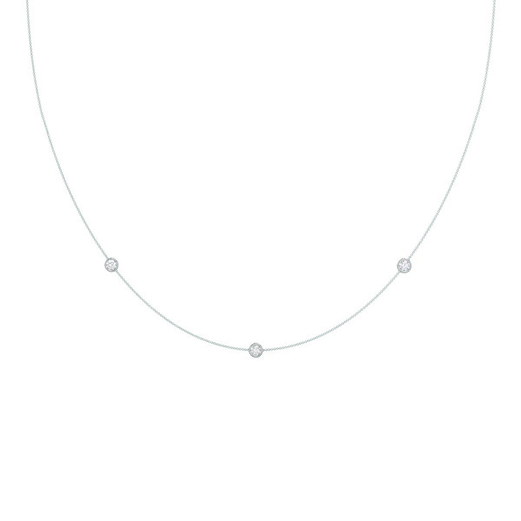 Triple Bezel Cosmo Necklace