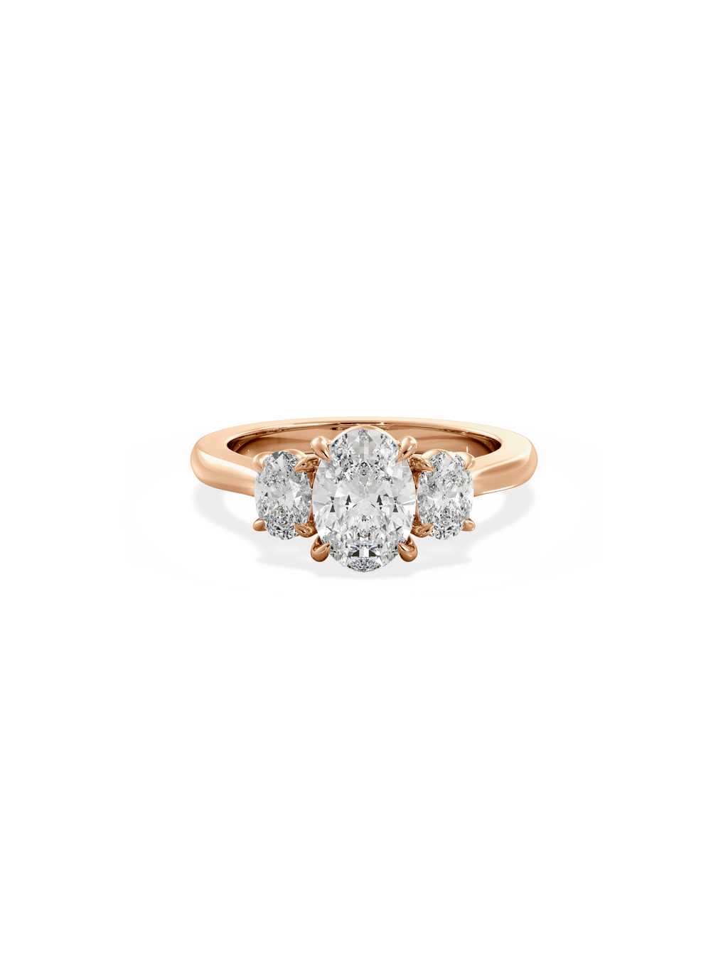 Solitaire-Oval Lab Grown Diamond Engagement Ring
