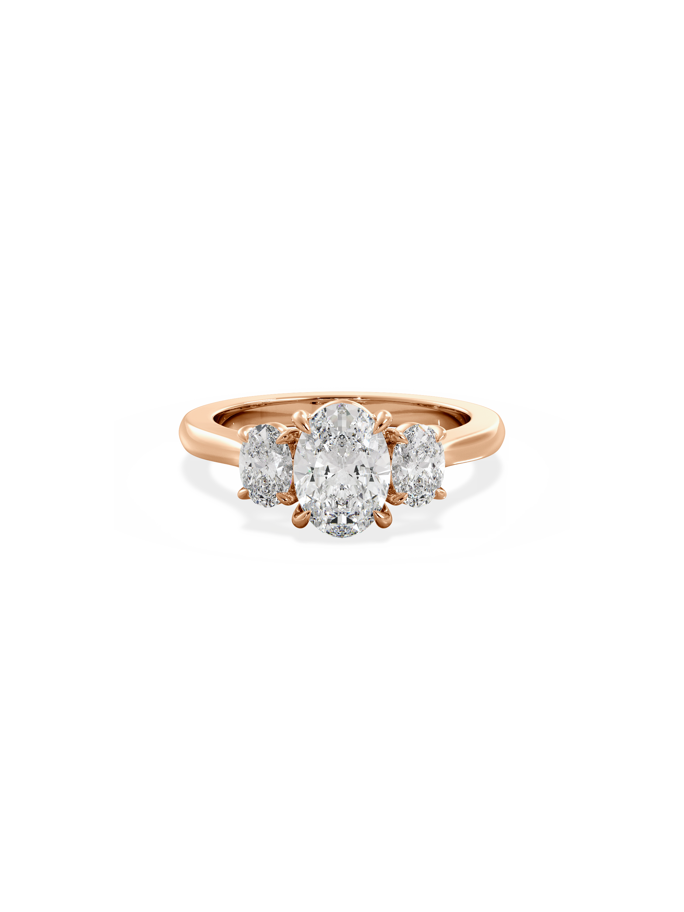 Solitaire-Oval Lab Grown Diamond Engagement Ring