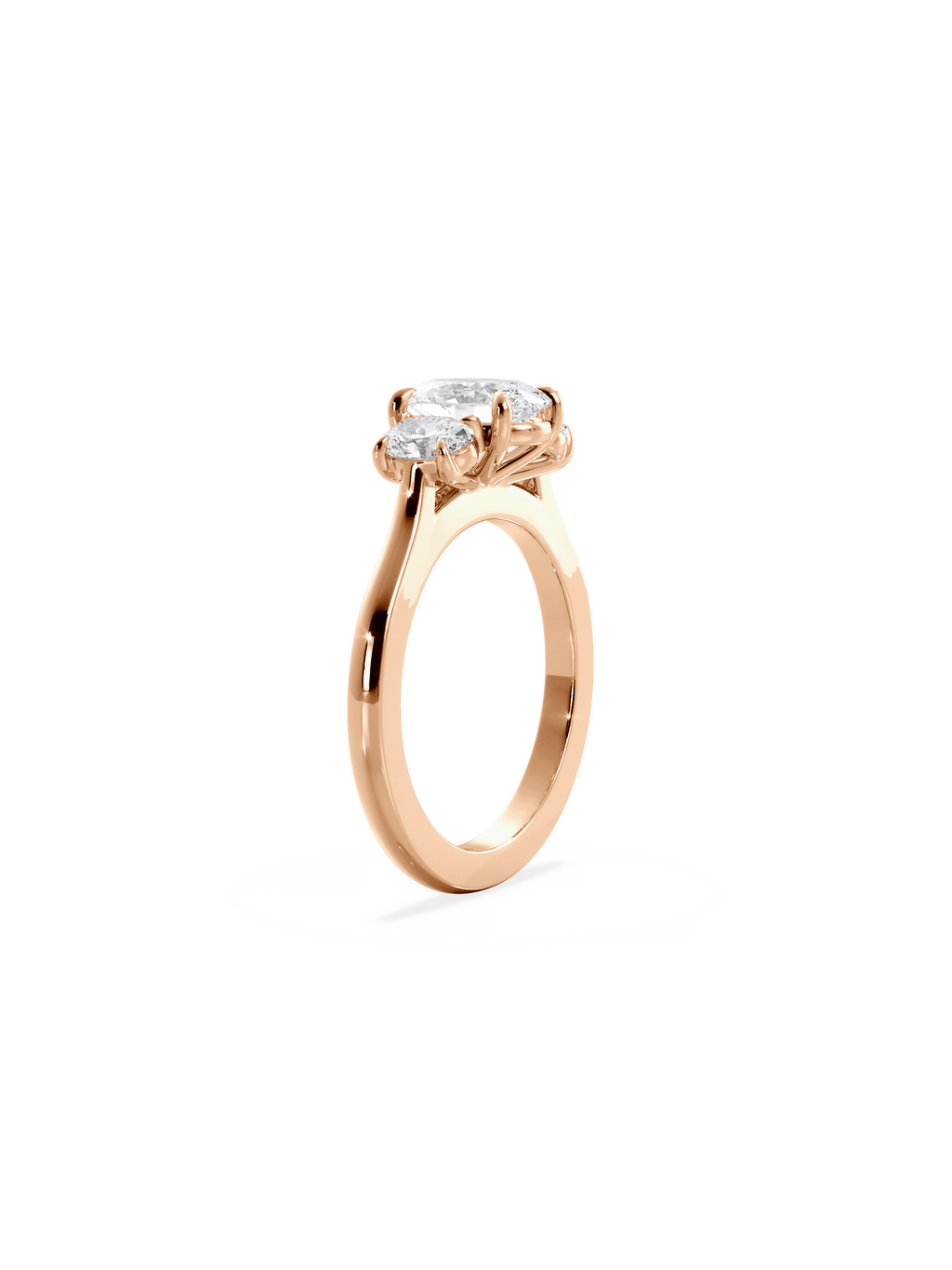 Solitaire-Oval Lab Grown Diamond Engagement Ring