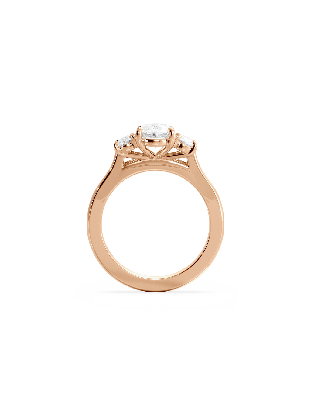 Solitaire-Oval Lab Grown Diamond Engagement Ring
