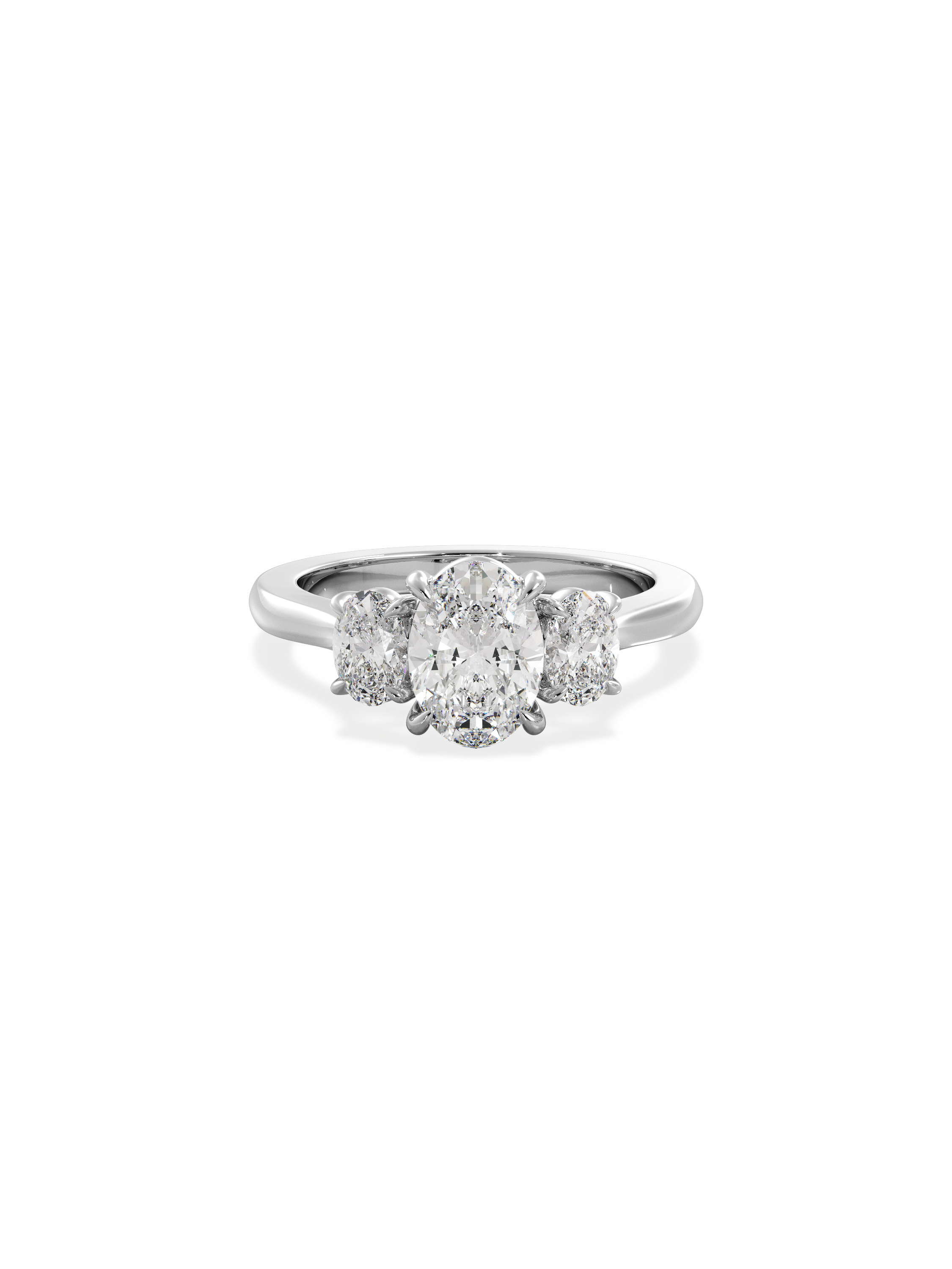 Solitaire-Oval Lab Grown Diamond Engagement Ring
