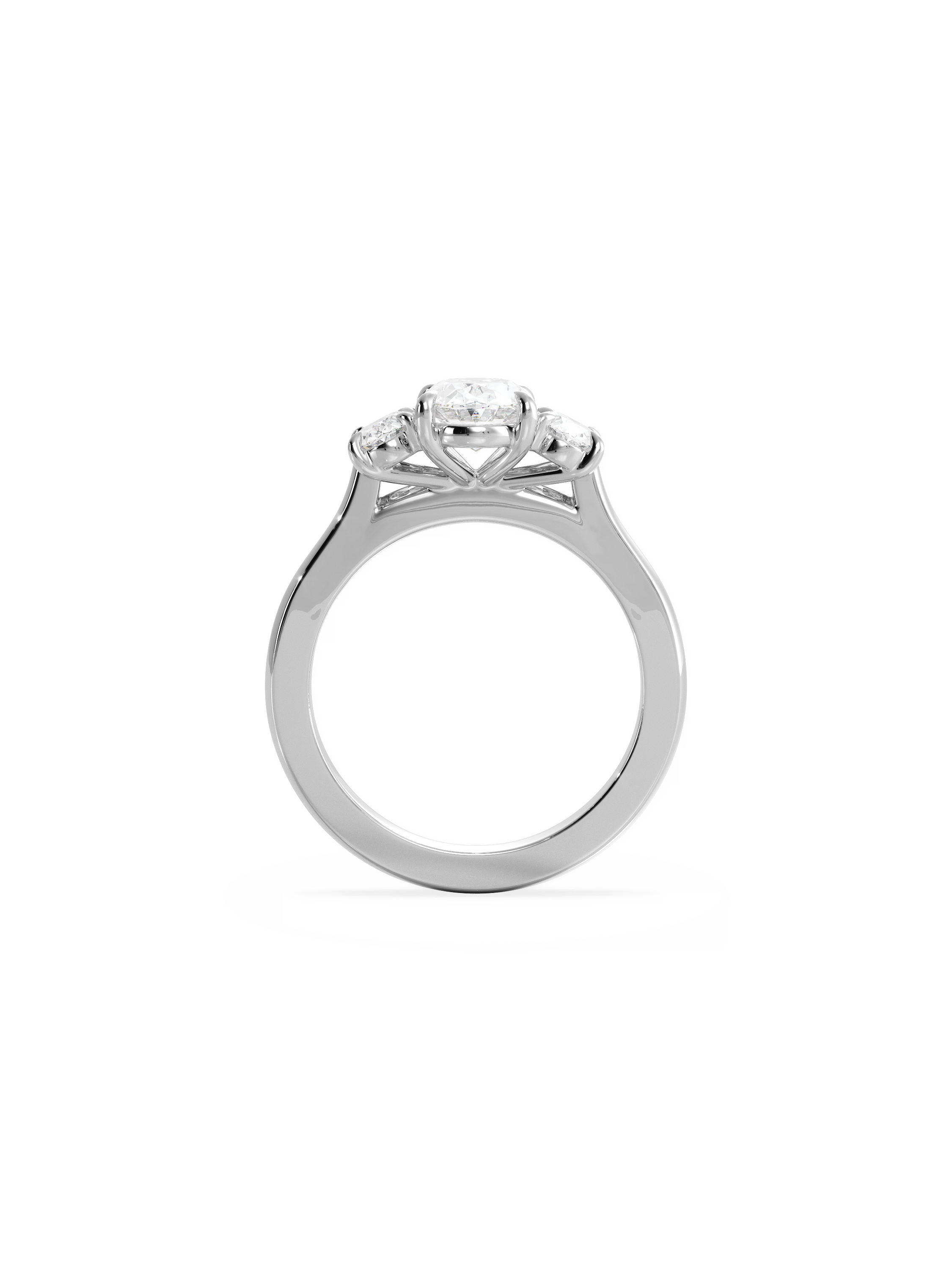 Solitaire-Oval Lab Grown Diamond Engagement Ring