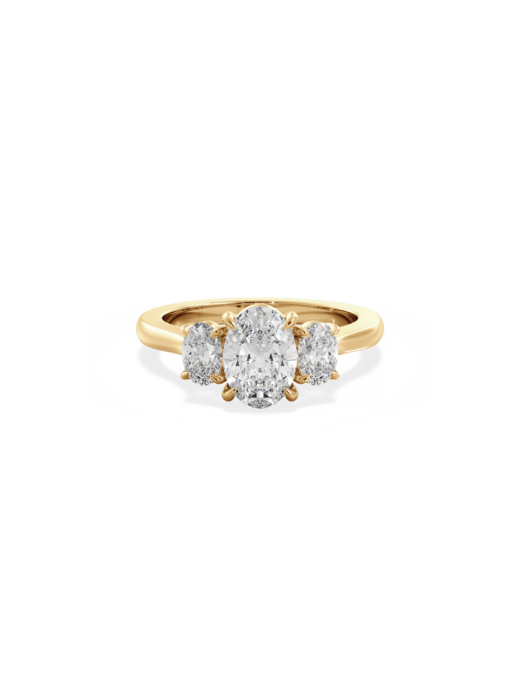 Solitaire-Oval Lab Grown Diamond Engagement Ring