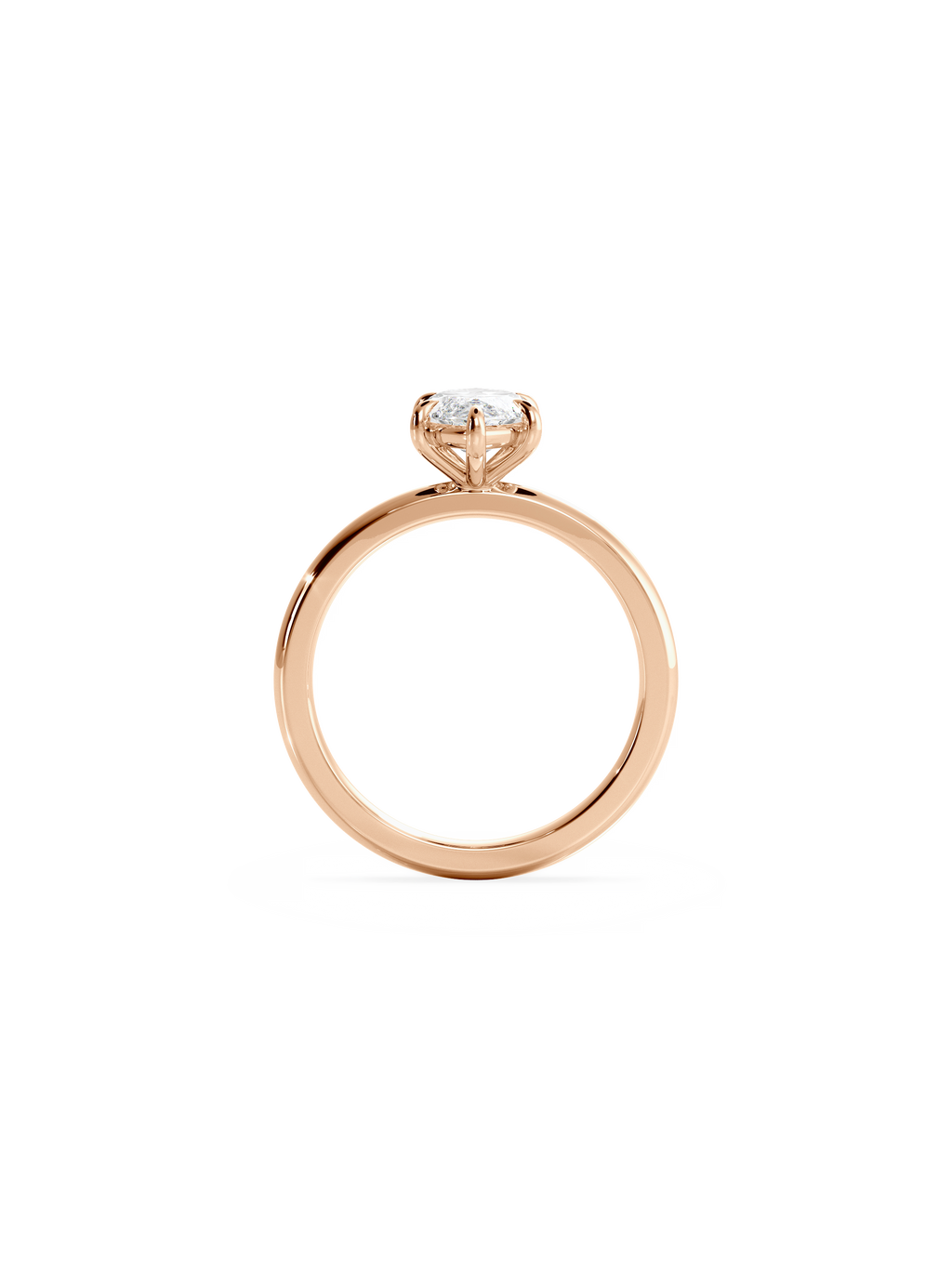 Solitaire-Oval Lab Grown Diamond Engagement Ring