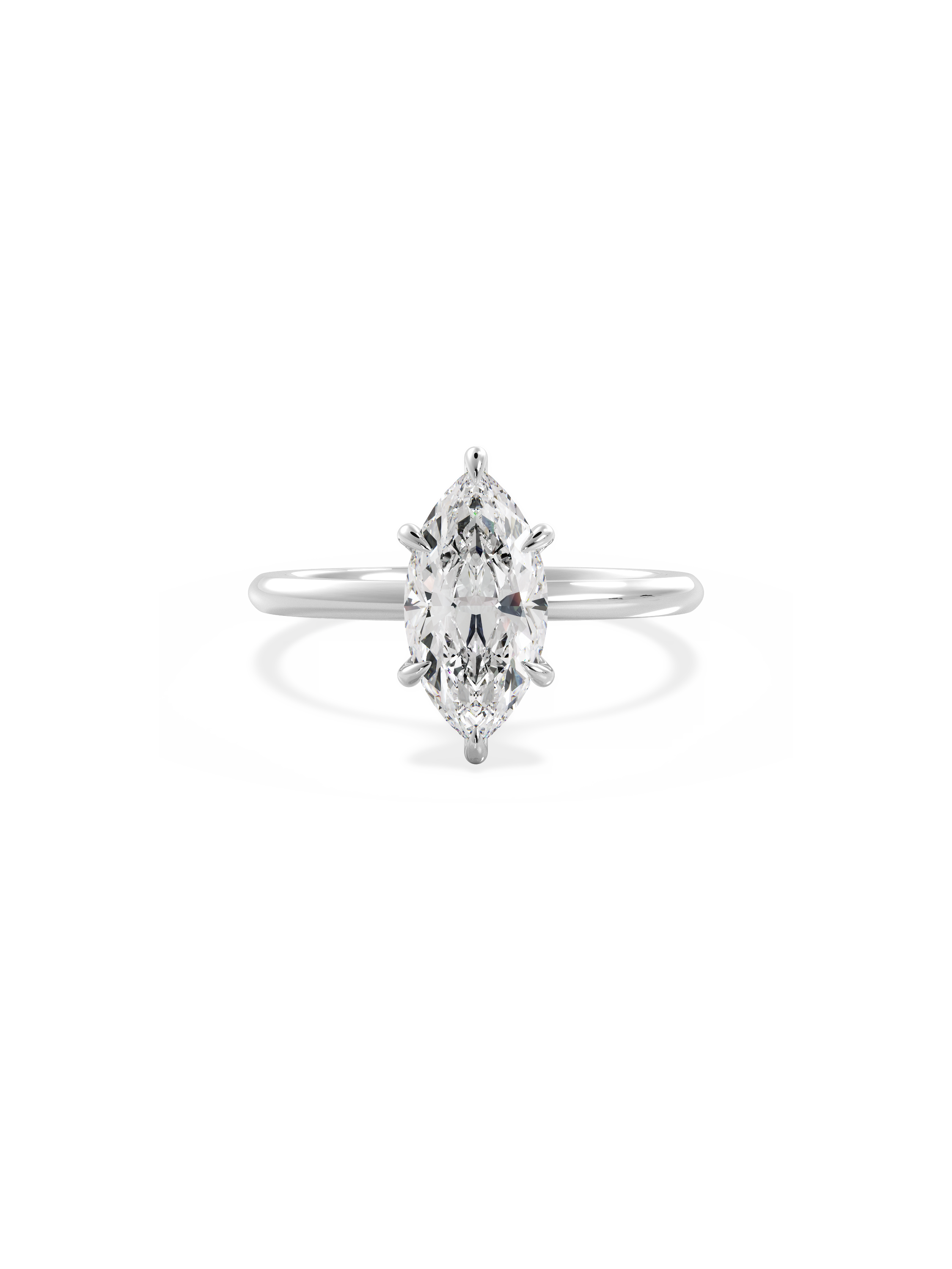 Solitaire-Oval Lab Grown Diamond Engagement Ring