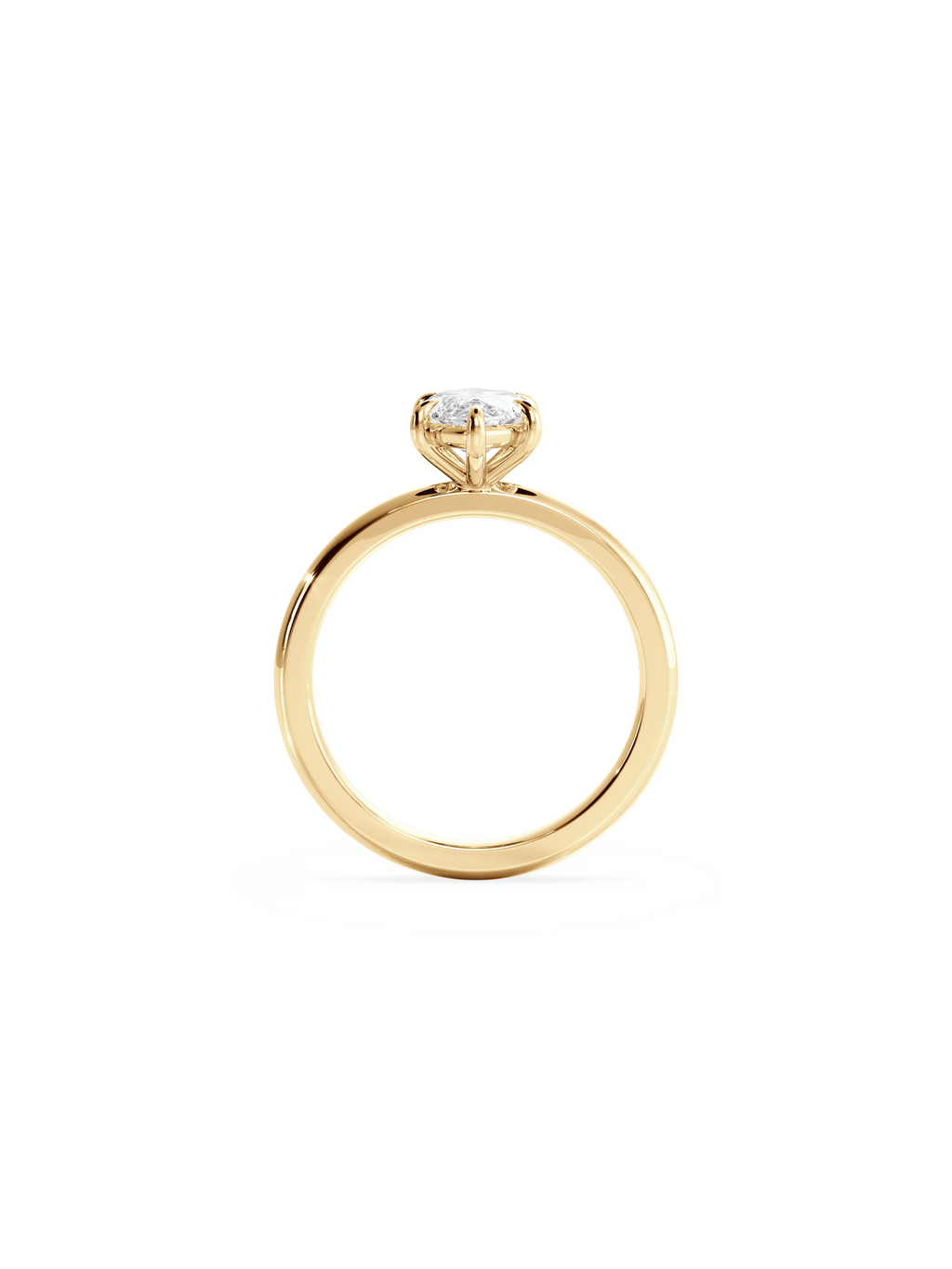 Solitaire-Oval Lab Grown Diamond Engagement Ring