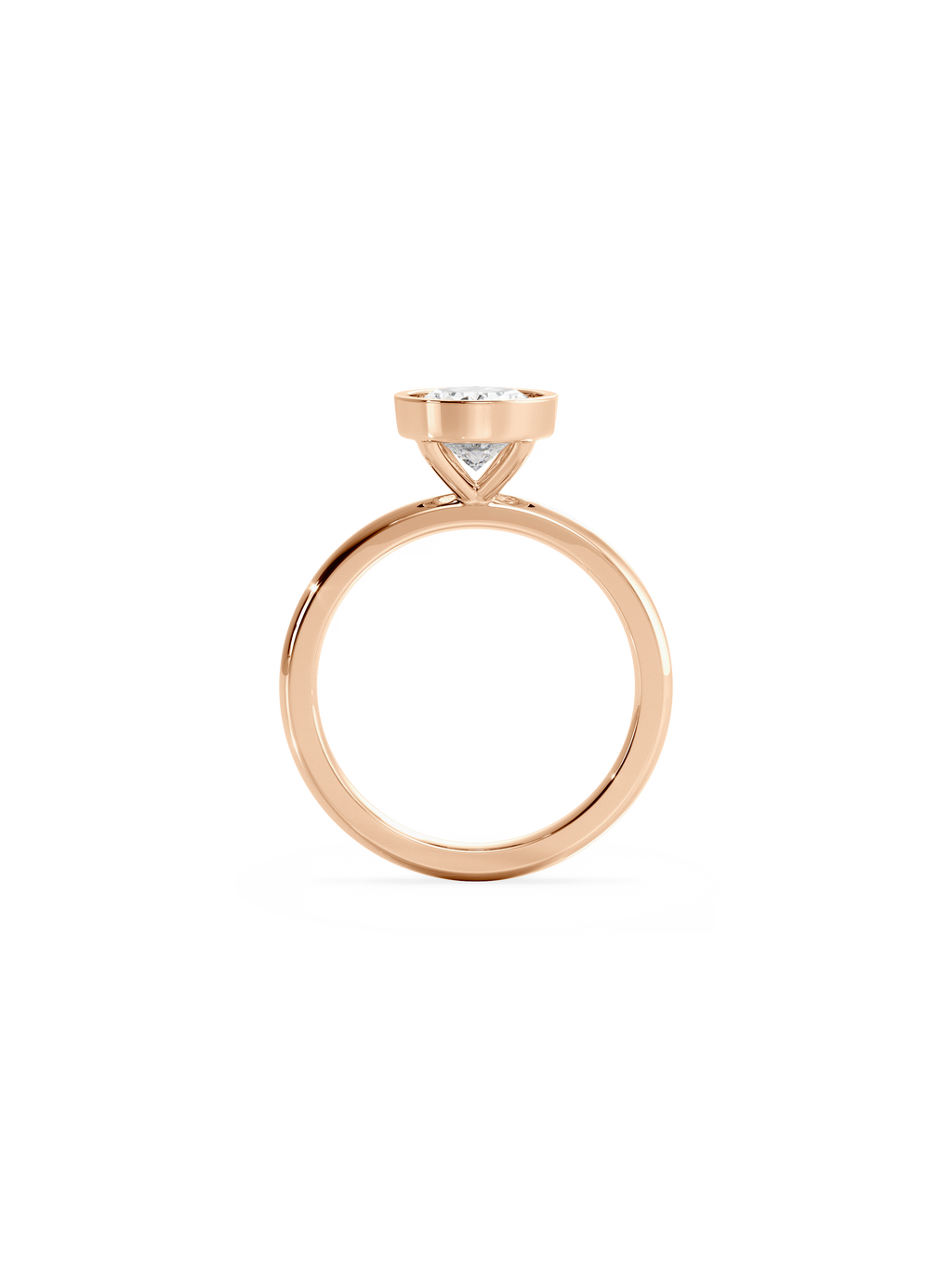 Solitaire-Oval Lab Grown Diamond Engagement Ring