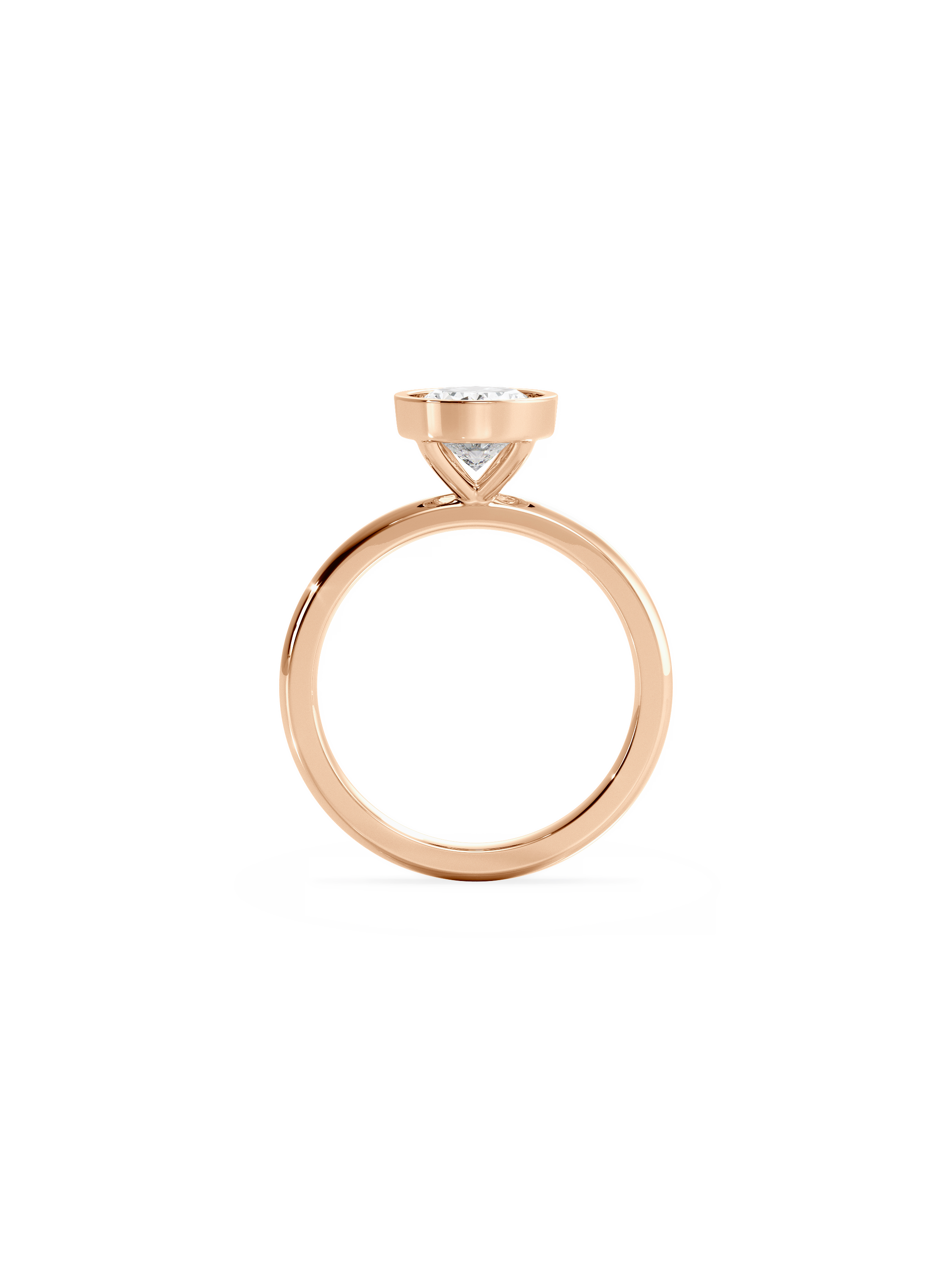 Solitaire-Oval Lab Grown Diamond Engagement Ring