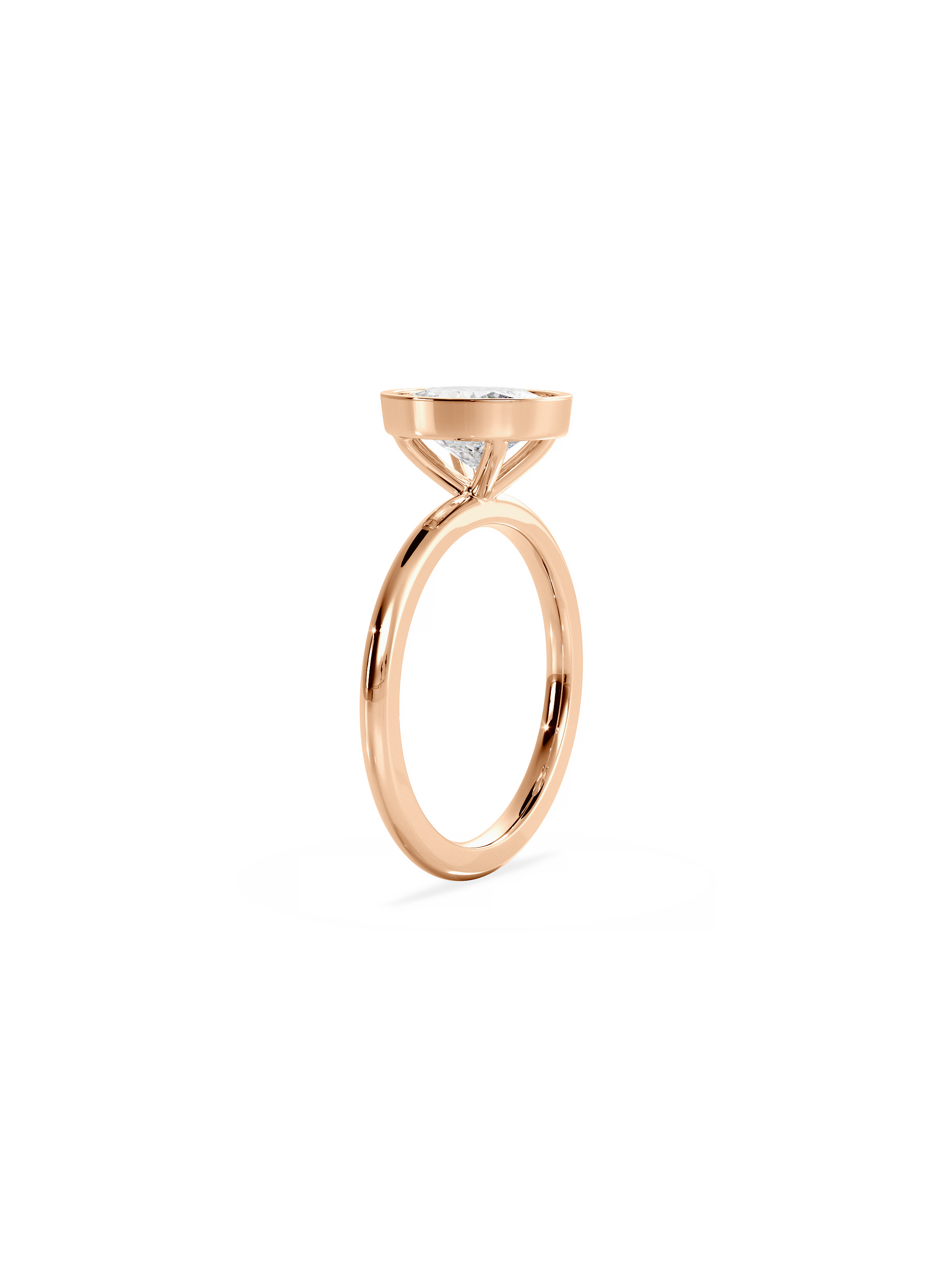 Solitaire-Oval Lab Grown Diamond Engagement Ring