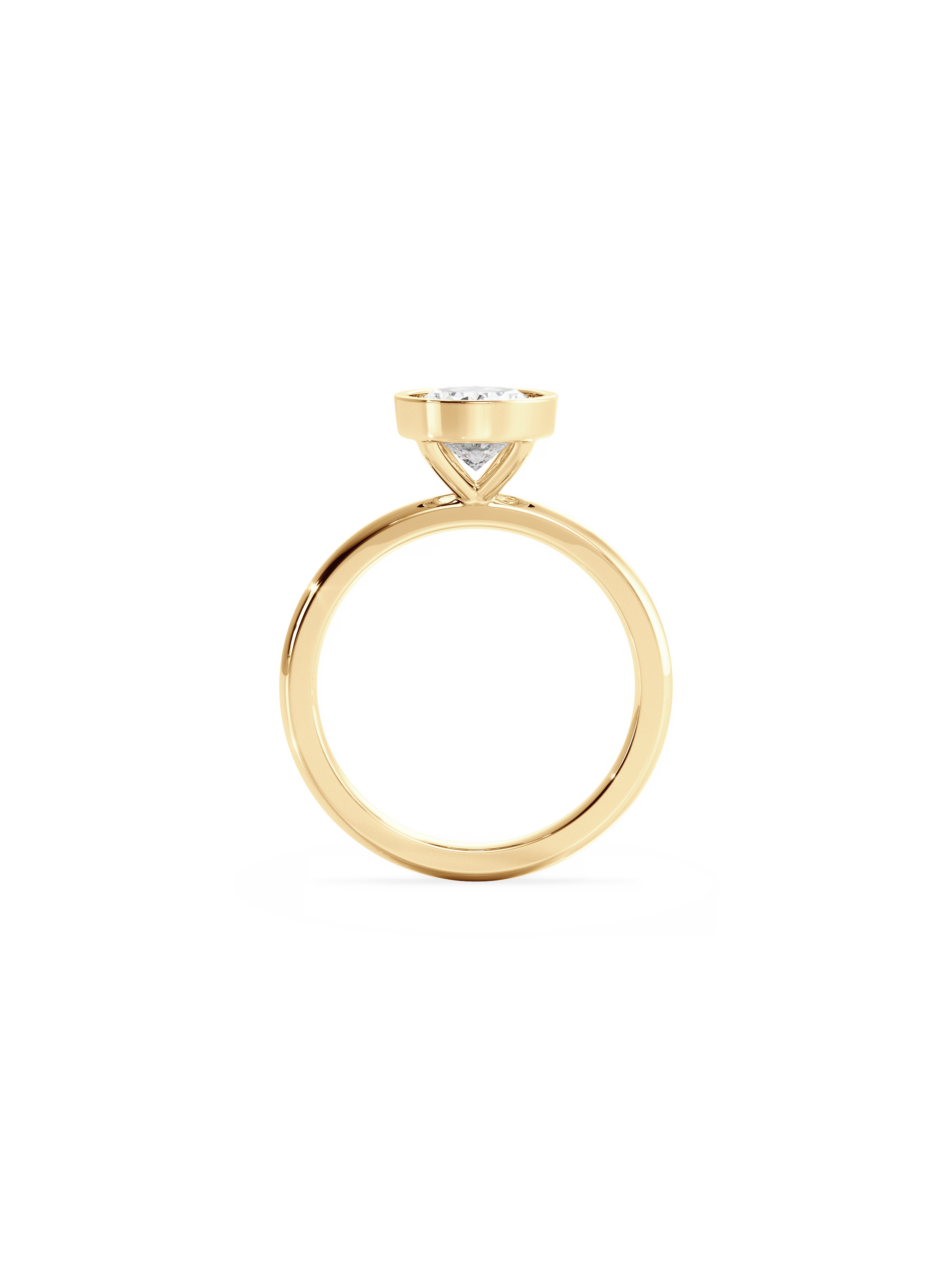 Solitaire-Oval Lab Grown Diamond Engagement Ring