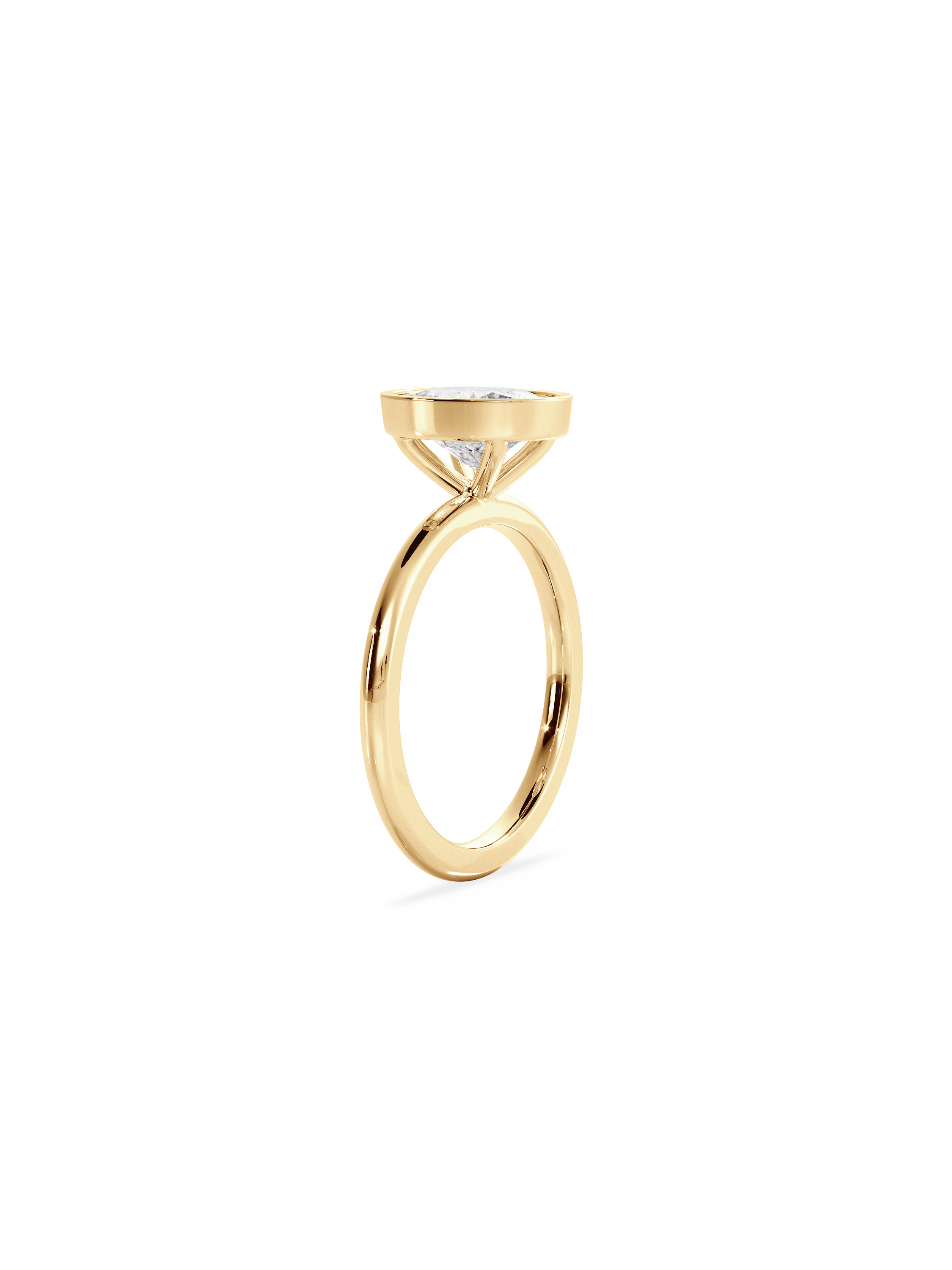 Solitaire-Oval Lab Grown Diamond Engagement Ring