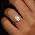 Solitaire-Oval Lab Grown Diamond Engagement Ring