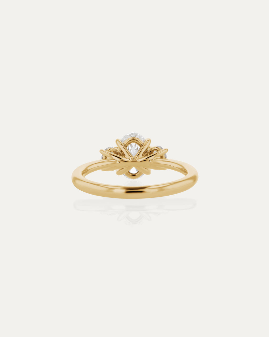 Solitaire-Oval Lab Grown Diamond Engagement Ring
