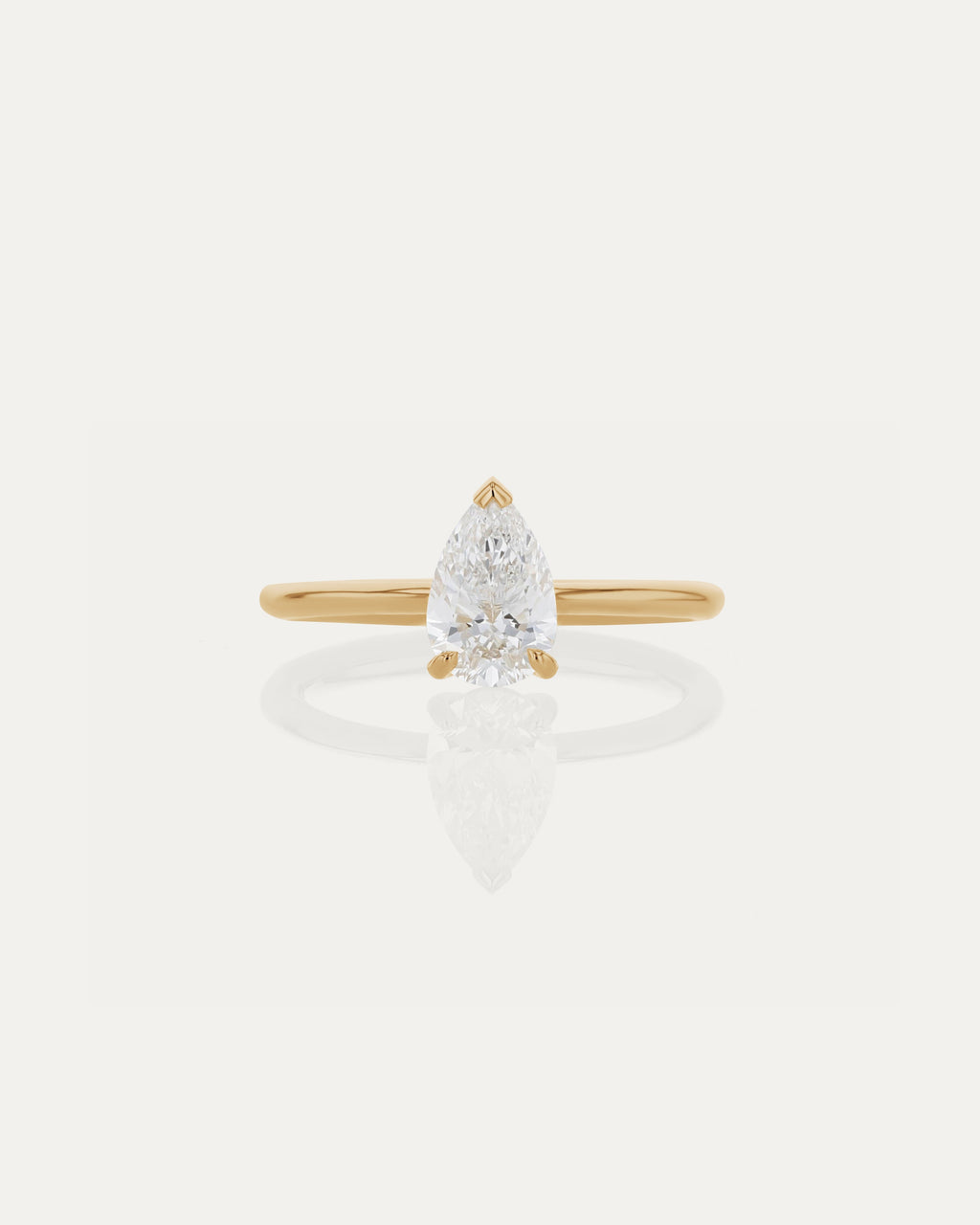 Solitaire-Oval Lab Grown Diamond Engagement Ring